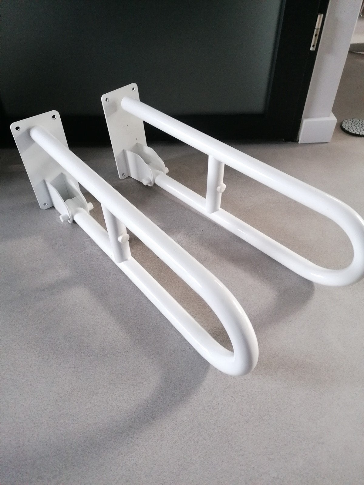 2x Toiletbeugel Toilet Beugel WC Steun Opklapbaar Handgreep, Ophalen of Verzenden, Zo goed als nieuw