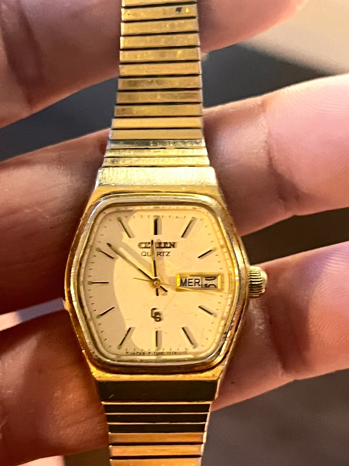 vintage Citizen Quartz  Dames.horloge,., Ophalen of Verzenden, Staal, Overige merken, 1960 of later