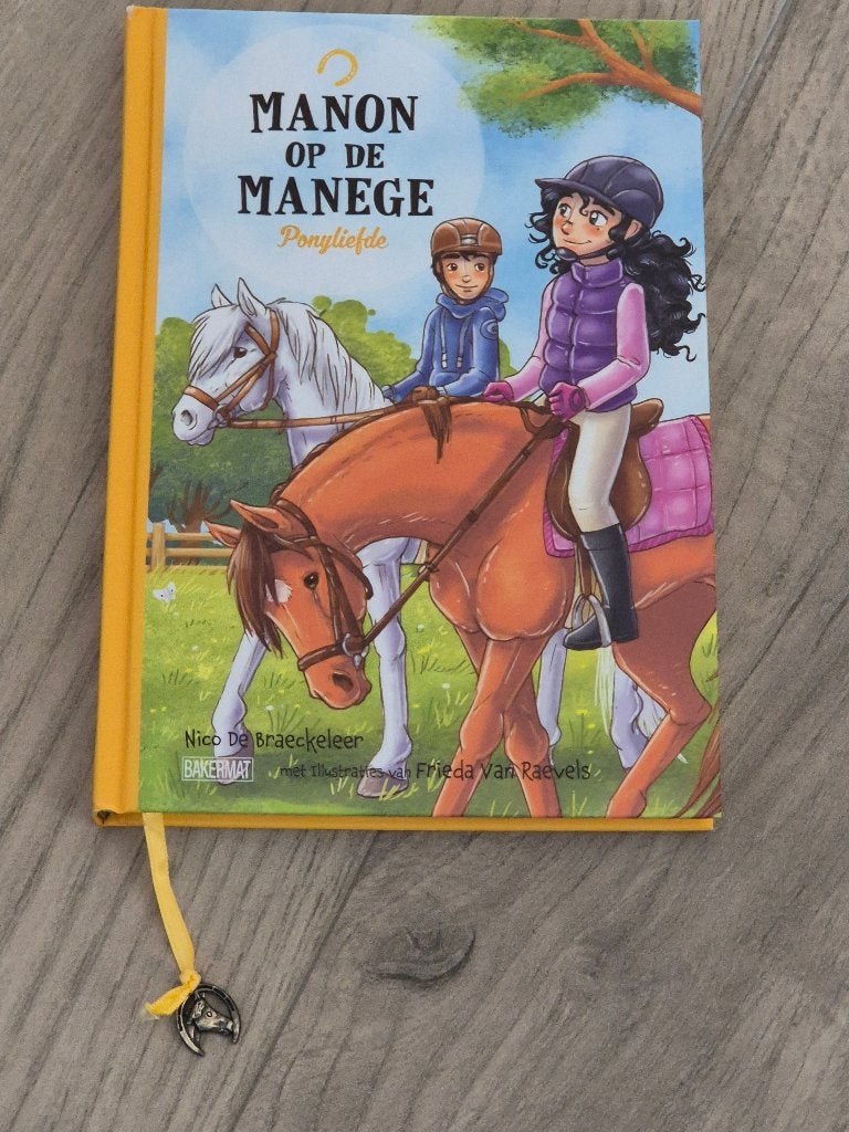 Manon op de manege - Ponyliefde - Nico de Braeckeleer, Ophalen of Verzenden, Zo goed als nieuw, Nico de Braeckeleer, Fictie algemeen