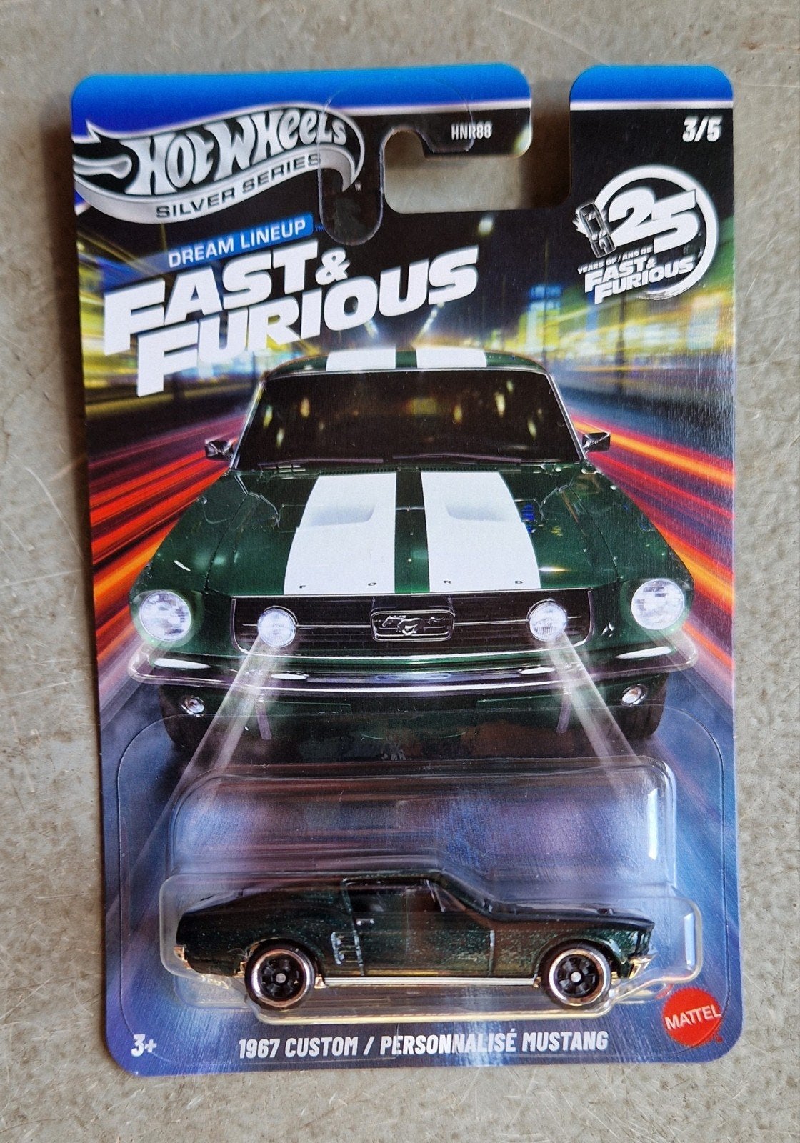 Hot wheels ford mustang fast en furious, Ophalen of Verzenden, Nieuw, Auto