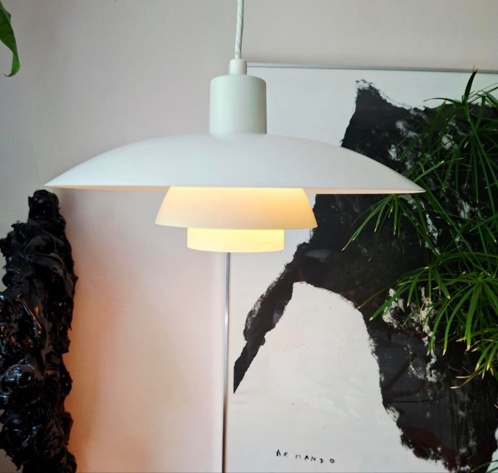 Louis Poulsen PH 4 PH4 met diffusser origineel schitterend, Huis en Inrichting, Lampen | Hanglampen, Ophalen of Verzenden, Minder dan 50 cm