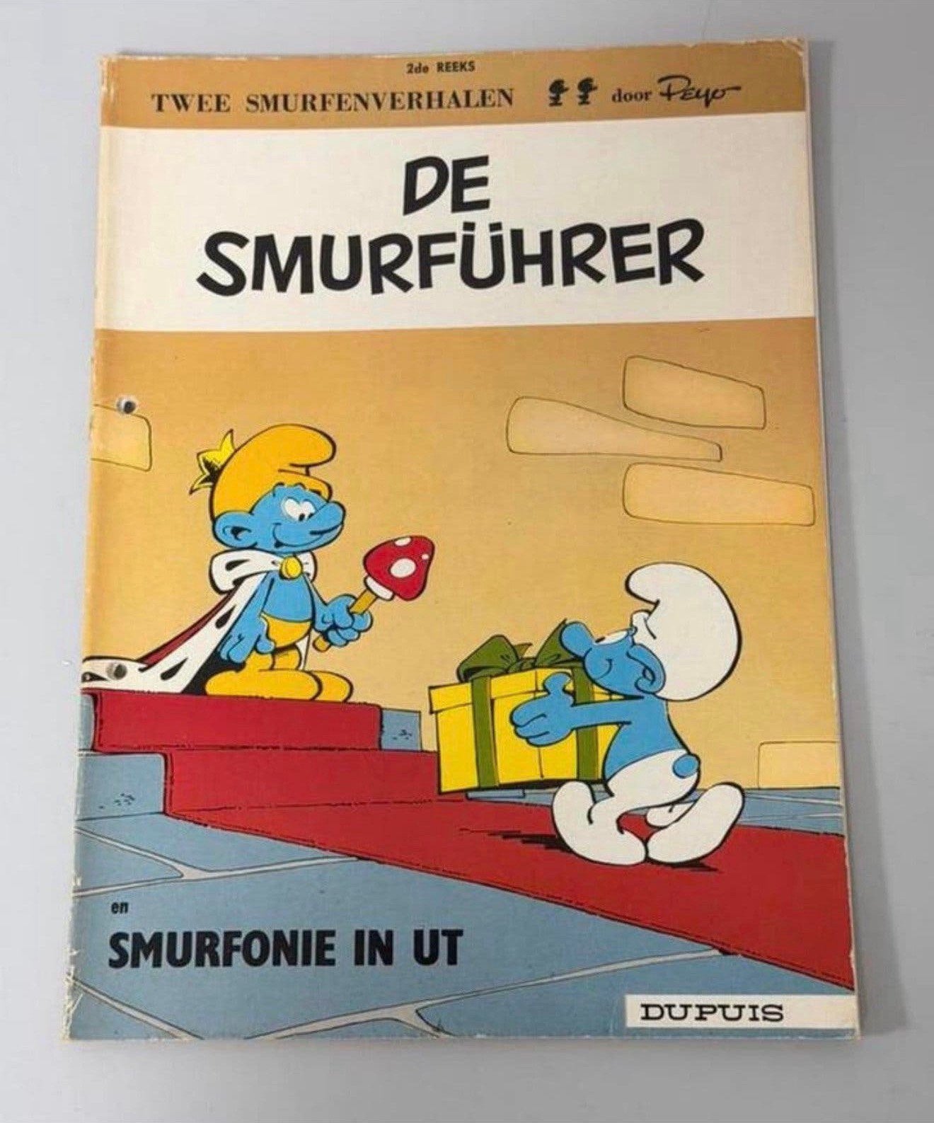 De Smurfen 02 - De Smurführer 2de reeks stripboek vintage, Verzamelen, P, Verschillende Smurfen, P, P