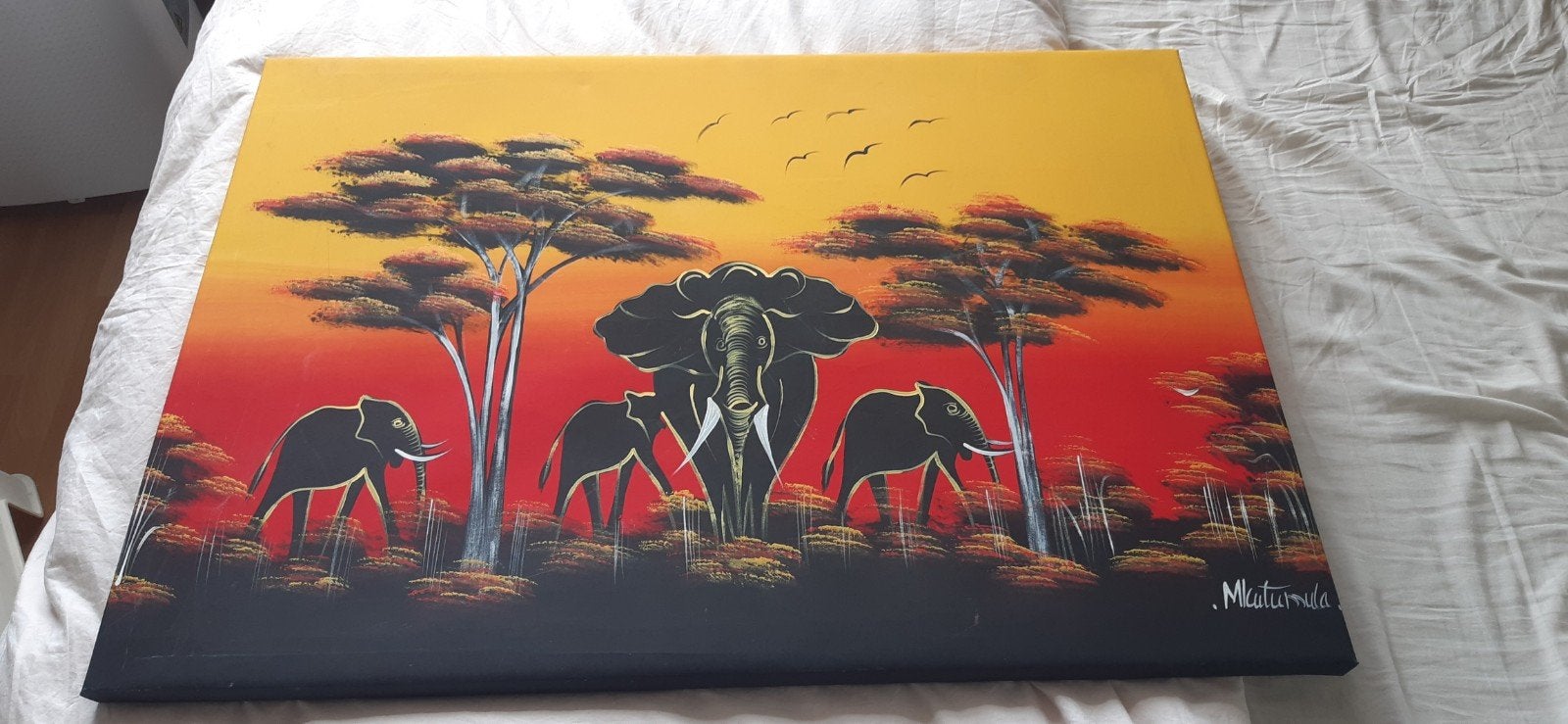 canvasdoek, Ophalen, Zo goed als nieuw, Minder dan 50 cm, Schilderij