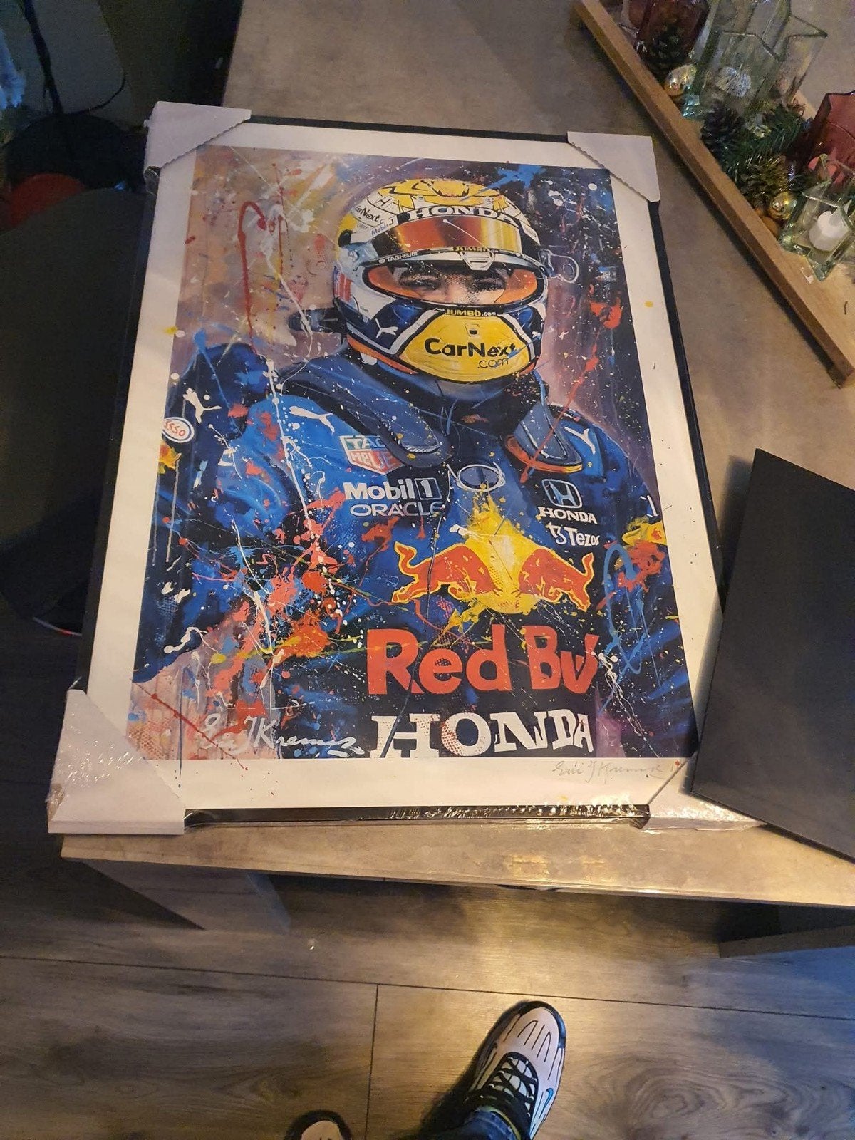 Max Verstappen Lithografie -Oostenrijk 2021 Victories, Antiek en Kunst, Kunst | Litho's en Zeefdrukken, Lithografie, Gelimiteerde oplage
