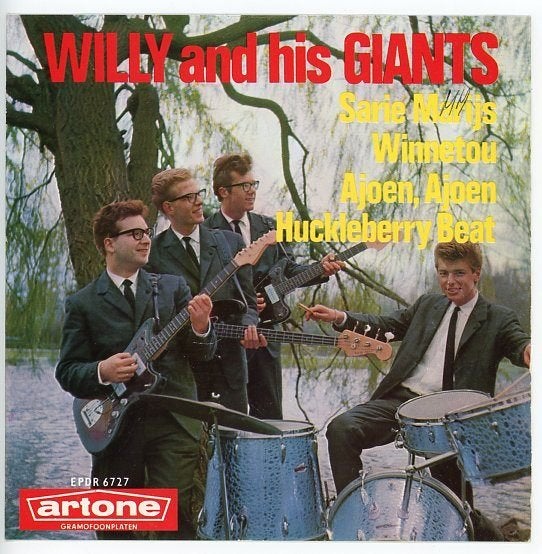 E,P. van Willy and his Giants - Nederpop uit 1963, Fotohoes, Ophalen of Verzenden, Gebruikt, Nederlandstalig