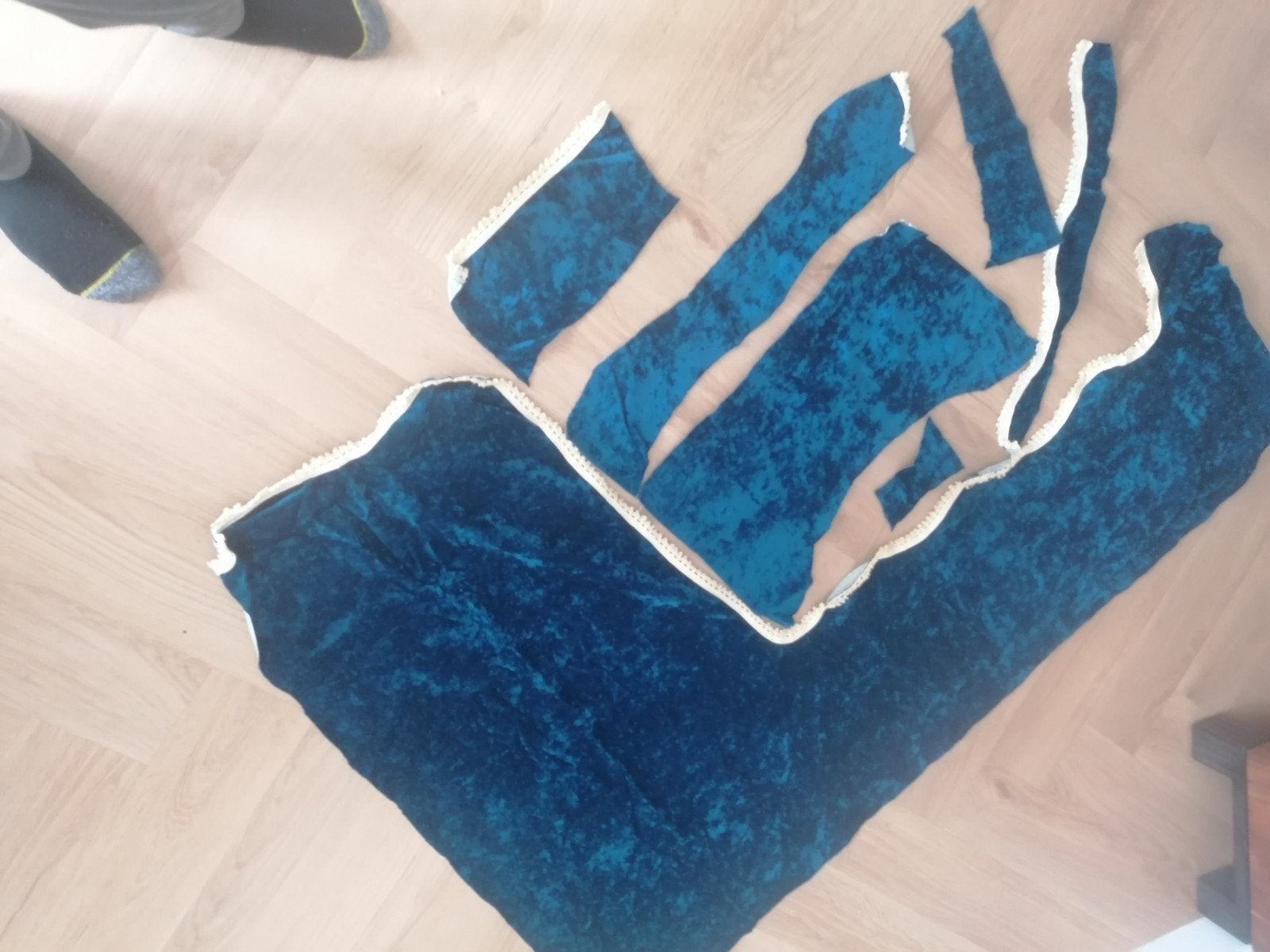 Grandessa blauwe stof Scania Daf Volvo, Ophalen of Verzenden, Gebruikt, DAF, Interieur en Bekleding