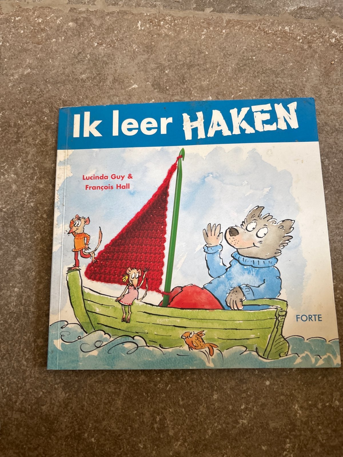 Ik leer HAKEN - Leuk haakboek voor kinderen vanaf 6 jaar, Ophalen of Verzenden, Zo goed als nieuw, Non-fictie