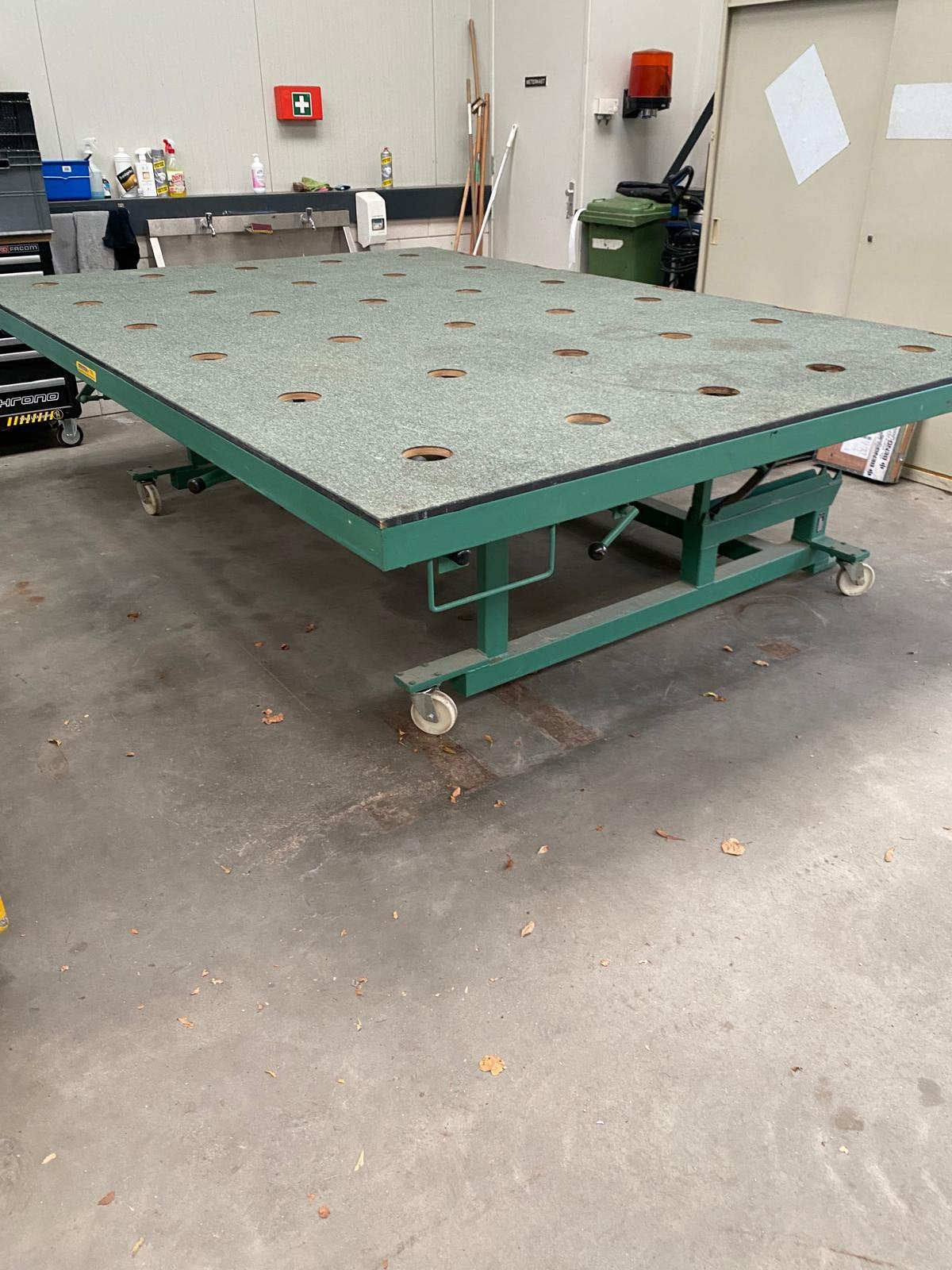 Muyen Glastafel / Luchtkussentafel /Kanteltafel / Snijtafel, Ophalen, Gebruikt, Minder dan 80 cm