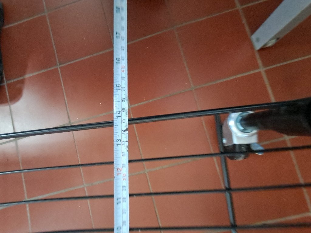 Kledingrek op wielen zwart staal garderoberek  CS27379, Ophalen, Met wielen, Gebruikt