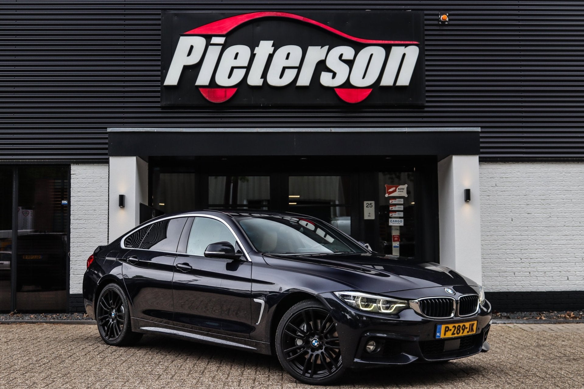 BMW 4-serie Gran Coupé 435d xDrive M-Pakket EXPORT !BTW! VO, Auto's, BMW, Automaat, Adaptive Cruise Control, Zwart, Bedrijf