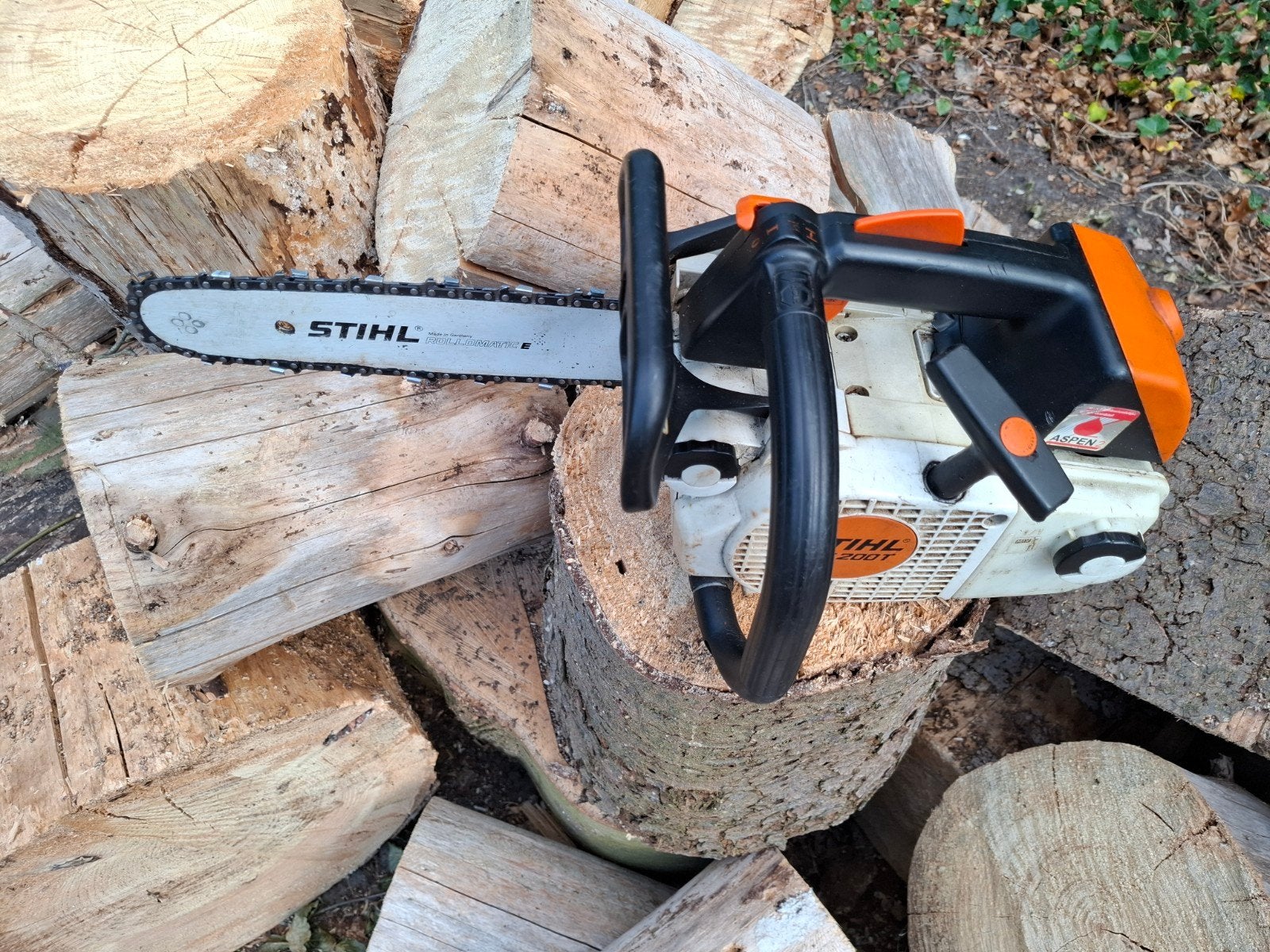 Stihl MS200T tophandle kettingzaag, Ophalen of Verzenden, Zo goed als nieuw, Stihl