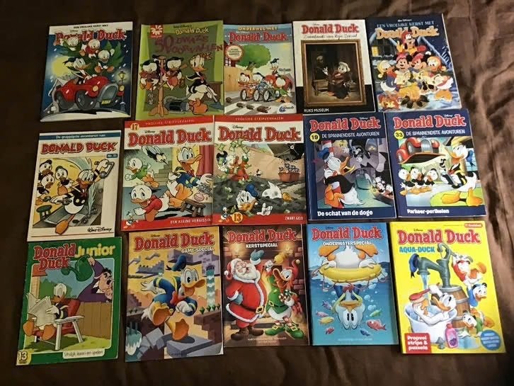 15 uitgaves van Donald Duck, Meerdere stripboeken, Ophalen of Verzenden, Gelezen