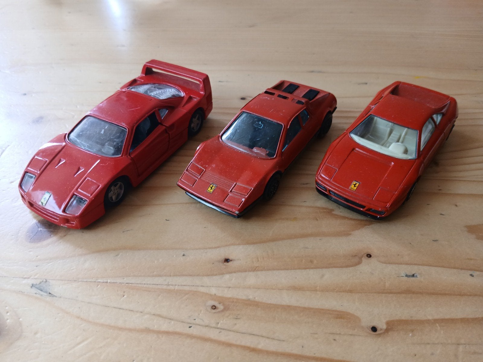 3 Ferrari speelgoed modellen: Burago en Maisto F40, Ophalen of Verzenden, Gebruikt, Auto, Overige merken