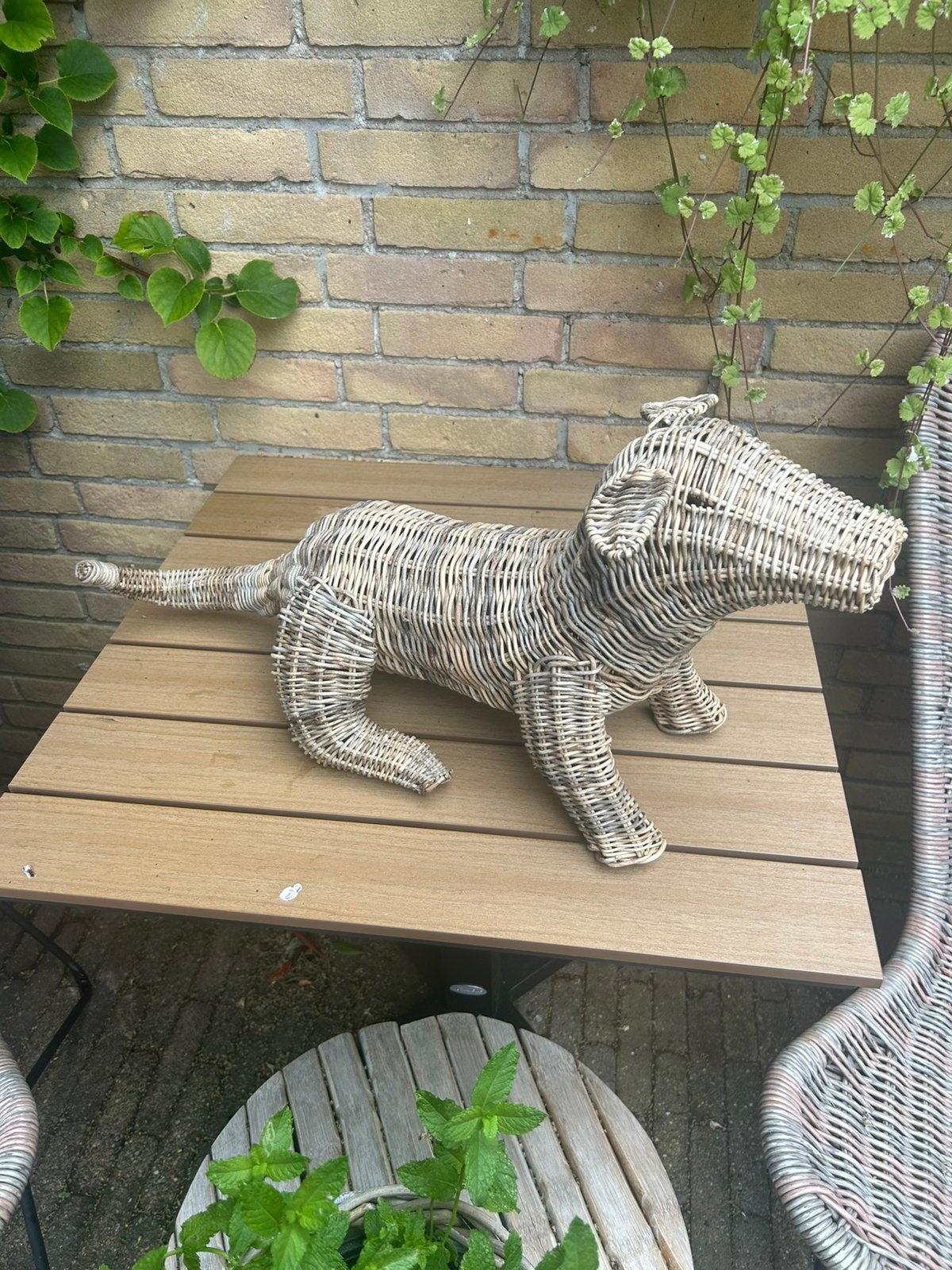 Riviera maison rattan beest, Ophalen, Zo goed als nieuw