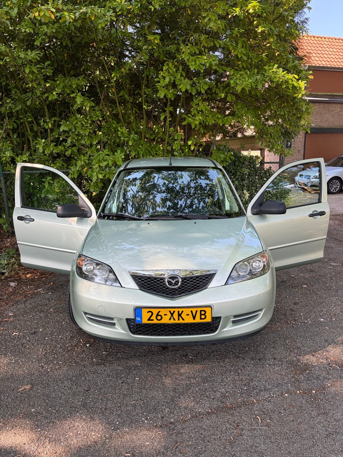 Mazda 2 1.4 16V 2007 Groen - airco / elektrische ramen, Auto's, Mazda, Particulier, Benzine, D, MPV, Handgeschakeld, Origineel Nederlands