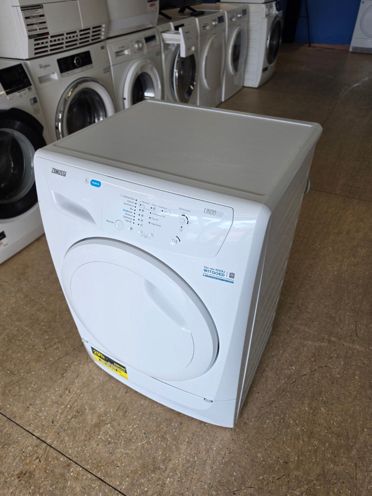 Zanussi Lindo 100 condensdroger | 7 kilo | Gratis thuis 🚚✅️, Witgoed en Apparatuur, Jirnsum, 6 tot 8 kg, Ophalen of Verzenden