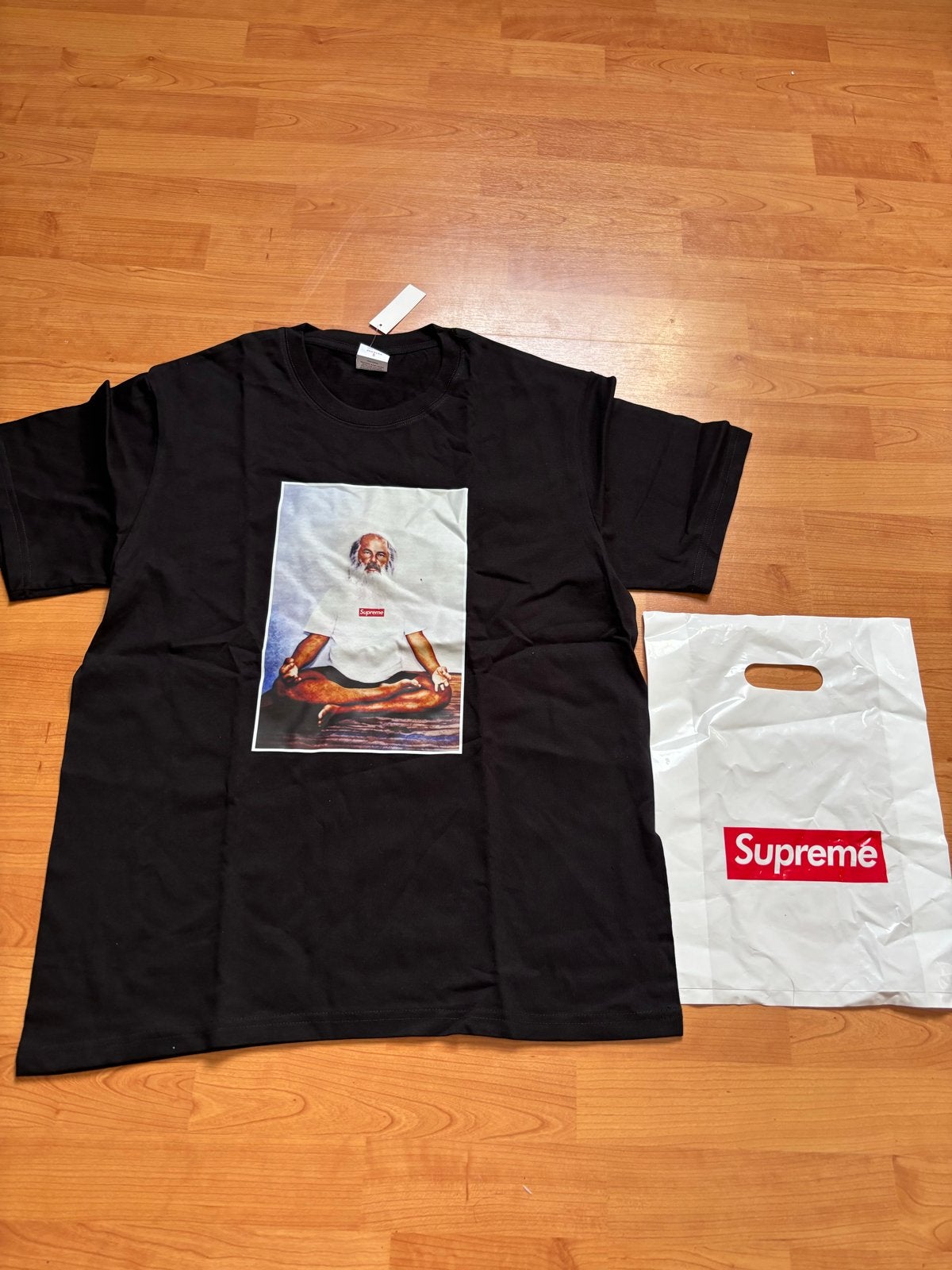 Supreme Rick Rubin Tee Zwart Maat S, Ophalen of Verzenden, Nieuw, Maat 46 (S) of kleiner, Zwart