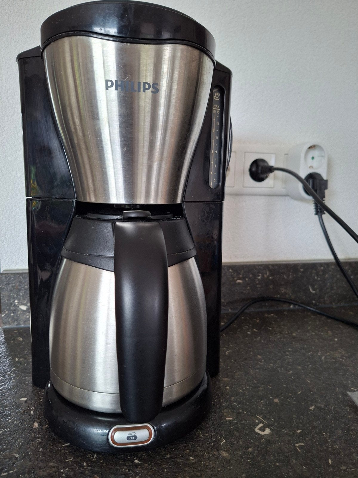 Philips HD 7546 Koffiezetapparaat met Thermoskan, Witgoed en Apparatuur, Koffiezetapparaten, Ophalen, Gebruikt, 10 kopjes of meer