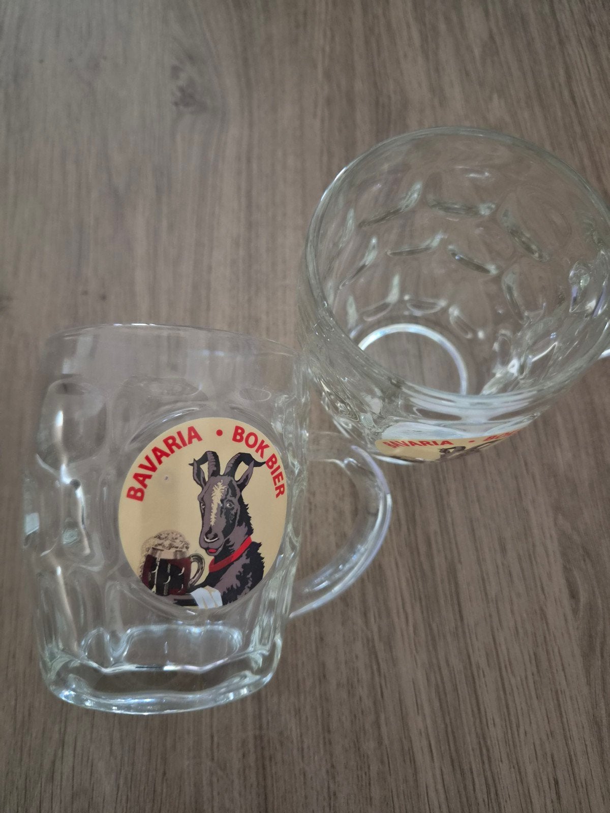 Bavaria Bokbier Glazen (2 stuks), Verzamelen, Biermerken, Ophalen of Verzenden, Zo goed als nieuw, Glas of Glazen, Bavaria
