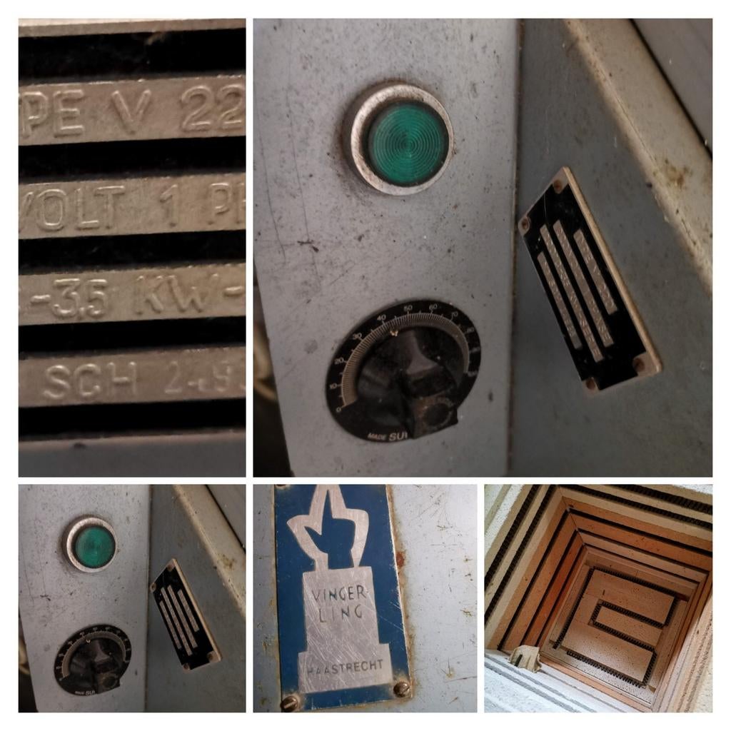 Vingerling schacht Keramiek oven, Ophalen of Verzenden