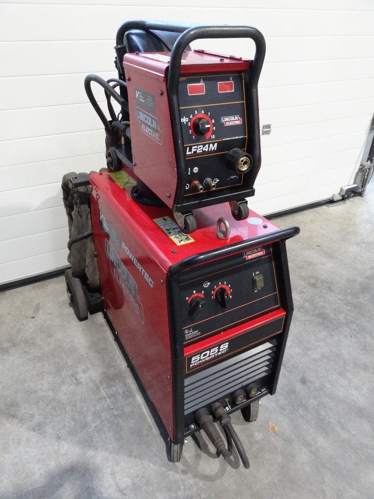 Mig/Mag lasapparaat Lincoln Powertec 505S WTGK Synergic, Ophalen of Verzenden, Zo goed als nieuw, 250 ampère of meer, Co2