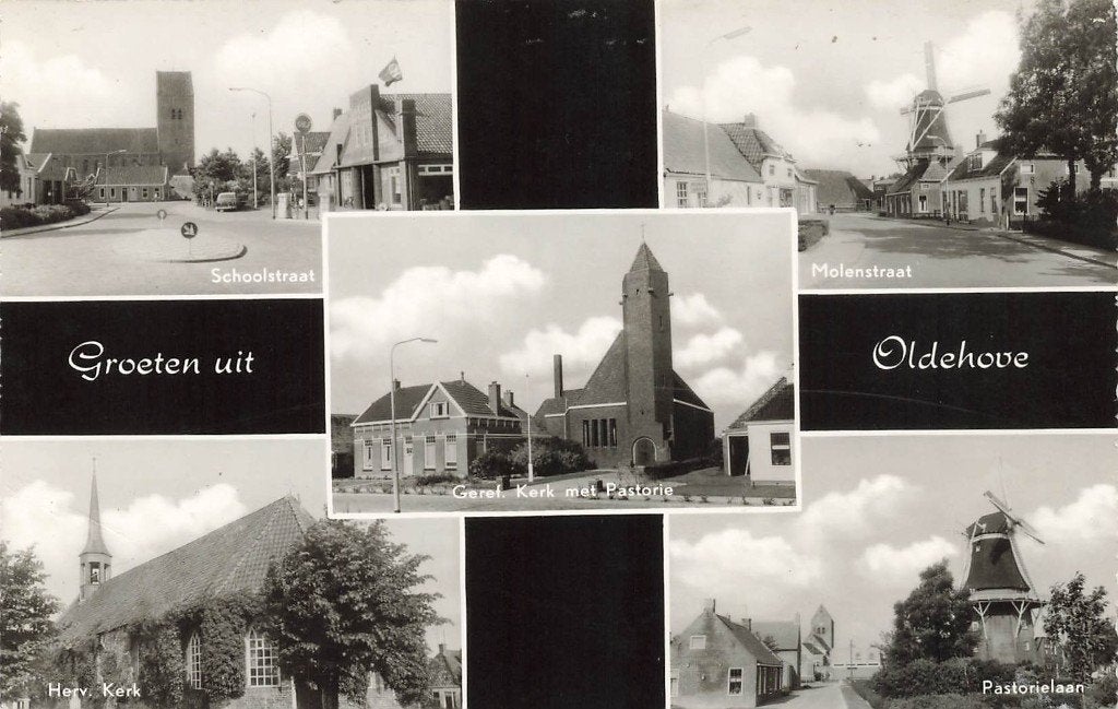 Groeten uit Oldehove, Ophalen of Verzenden, 1960 tot 1980, Ongelopen, Groningen