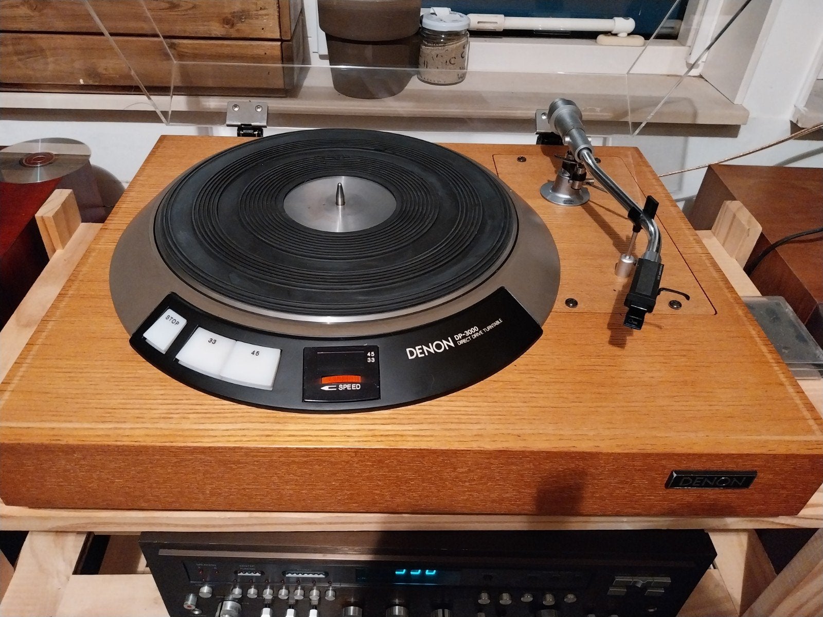 DENON DP-3000, Ophalen, Zo goed als nieuw, Platenspeler, Overige merken
