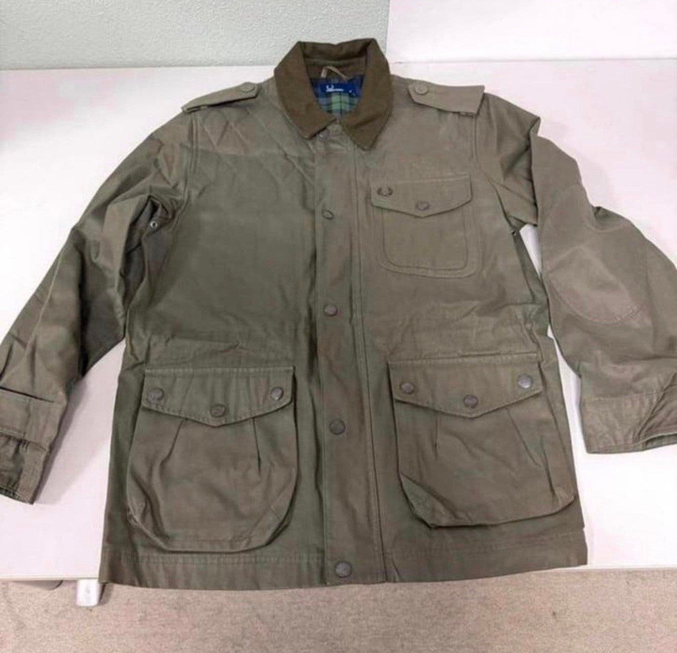 Fred Perry Wax Jacket J4206 – Maat M Als Nieuw Groene Jas, Kleding | Heren, Maat 48/50 (M), M, Ophalen of Verzenden, Zo goed als nieuw
