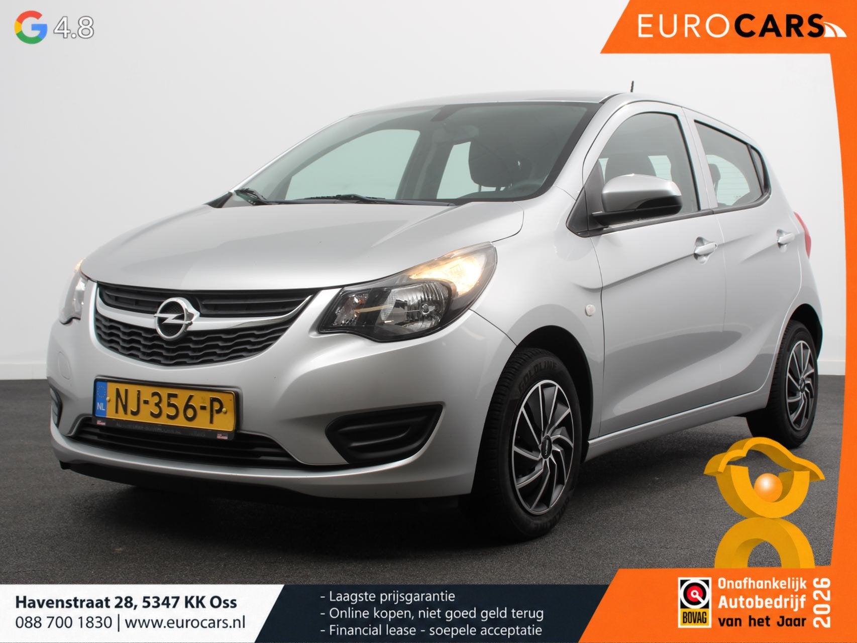Opel KARL 1.0 ecoFLEX Edition Airco Electrische ramen CV + A, Voorwielaandrijving, 839 kg, Stof, Gebruikt