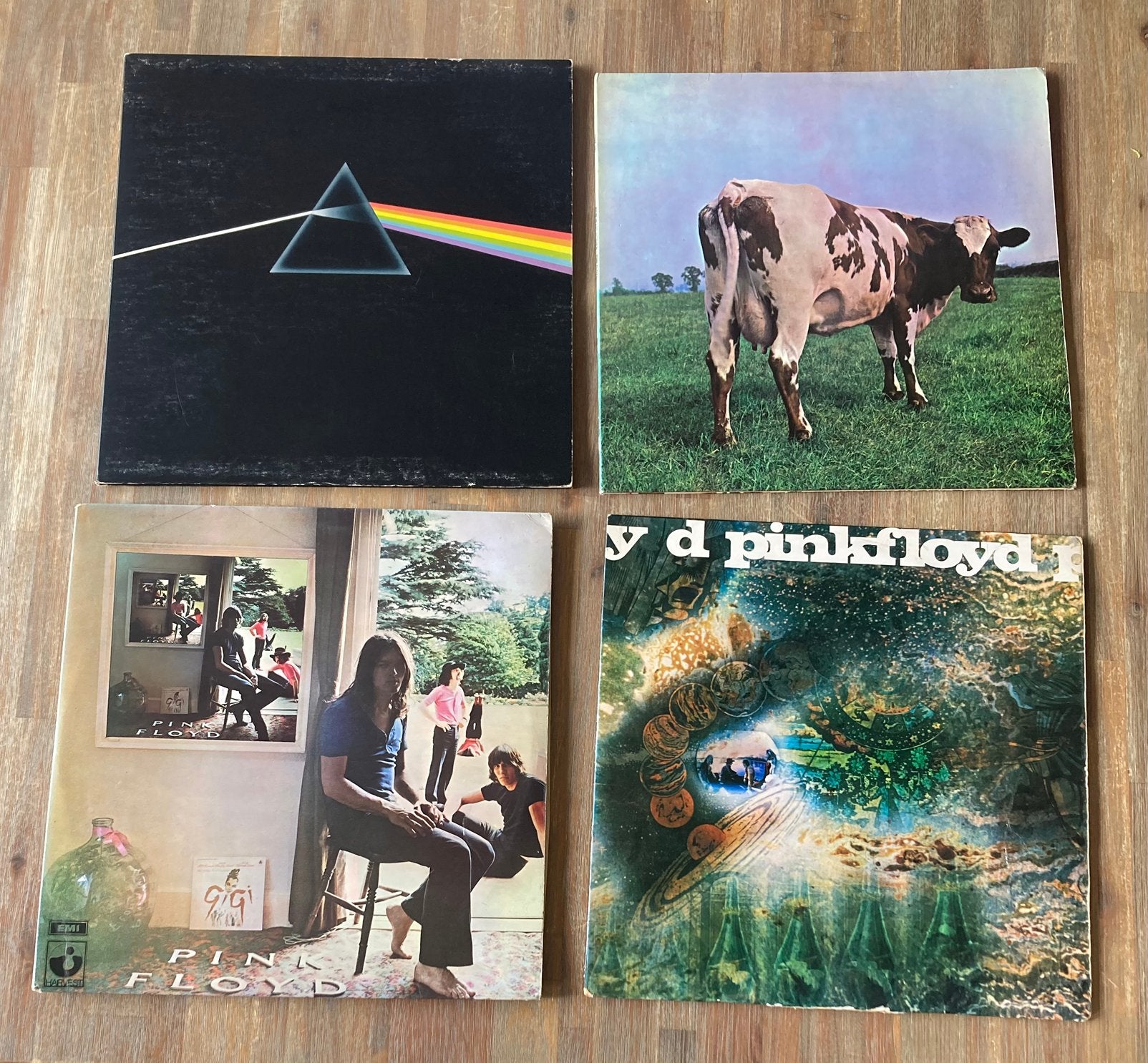 Collectie Set van 4 Pink Floyd LP’s platen, Ophalen of Verzenden, Zo goed als nieuw, 12 inch, Poprock