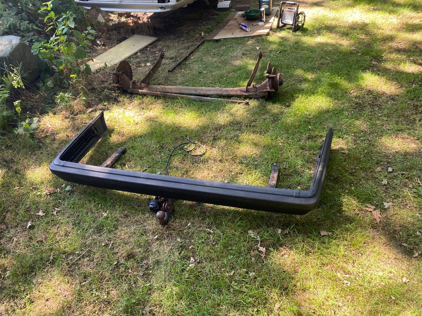 Audi 100 typ44 trekhaak met bumper, Auto-onderdelen, Ophalen