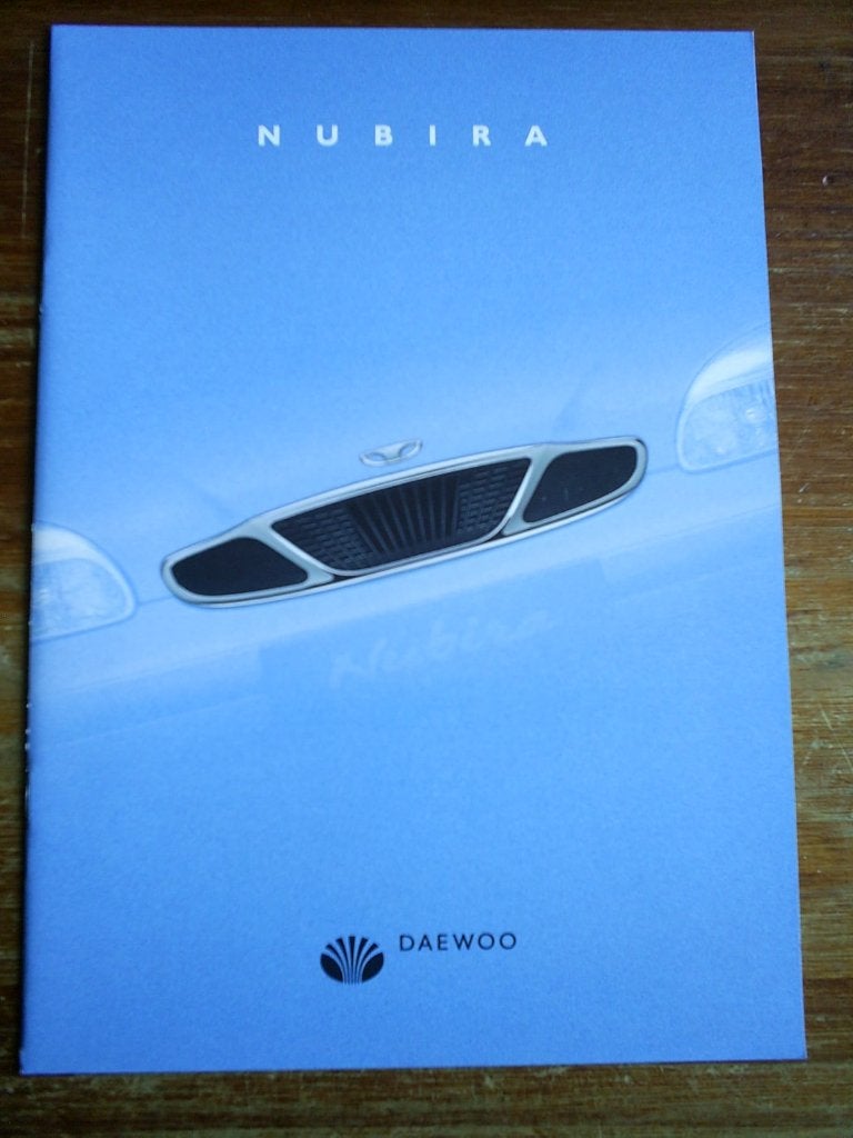 Daewoo Nubira 2004 24 pag., Verzenden, Zo goed als nieuw, Overige merken