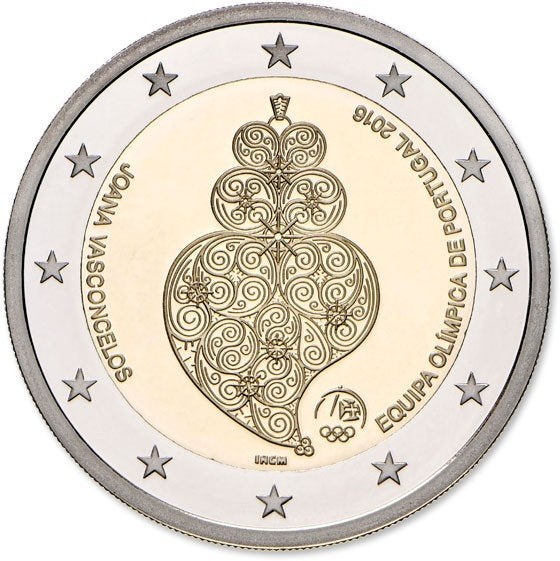 2 euro Portugal 2016 - Olympische Spelen Rio (UNC), Postzegels en Munten, Munten | Europa | Euromunten, Ophalen of Verzenden, Portugal