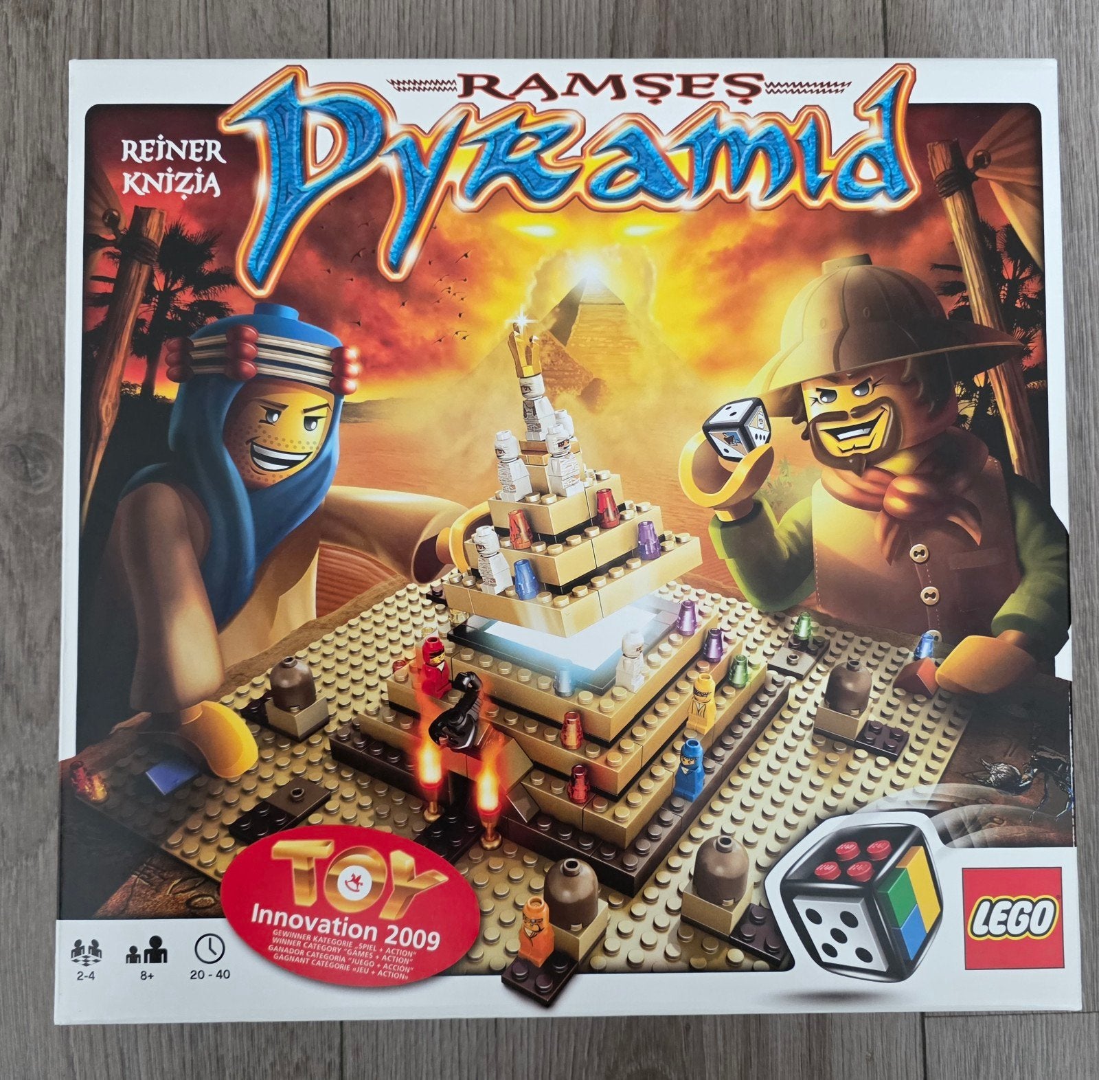 Gesealde LEGO Ramses Pyramid bordspel 3843, Drie of vier spelers, Ophalen of Verzenden, Nieuw, LEGO