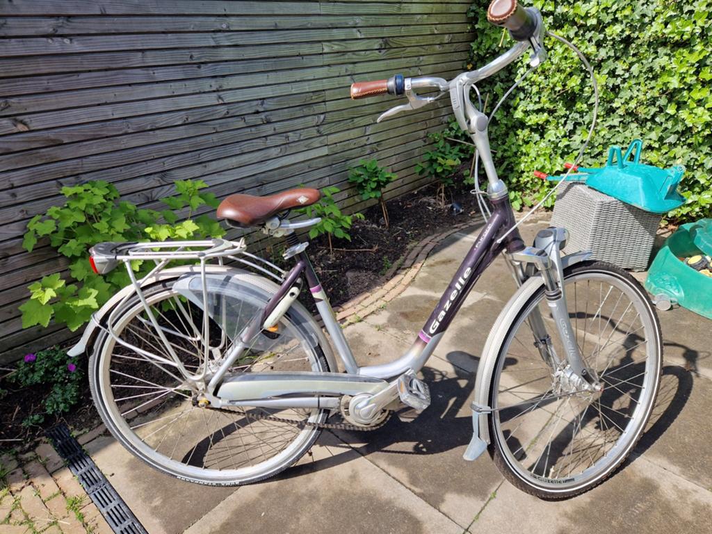 Gazelle Furore 28 inch damesfiets - 8 versnellingen, Ophalen, Gebruikt, 47 tot 50 cm, Versnellingen