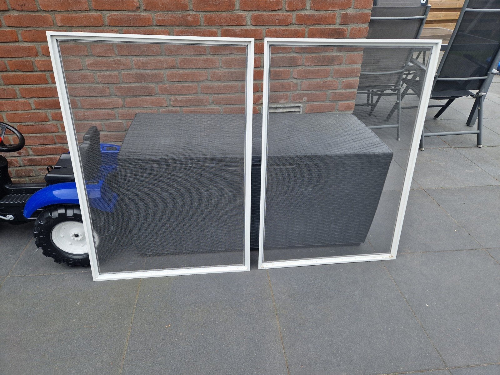 2 stuks inzet horren, Ophalen, Overige typen, Minder dan 200 cm