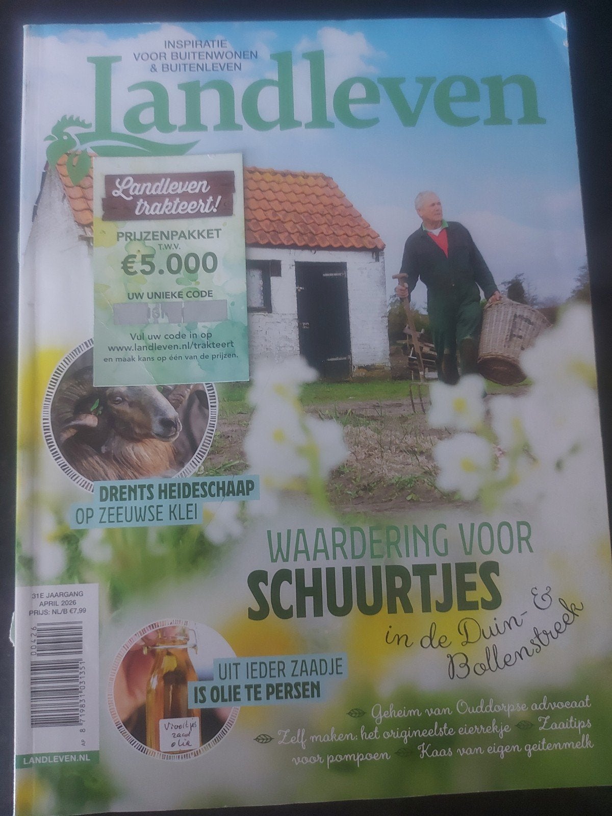 landleven tijdschrift van april 2026Lan, Ophalen of Verzenden, Zo goed als nieuw, Wetenschap en Natuur