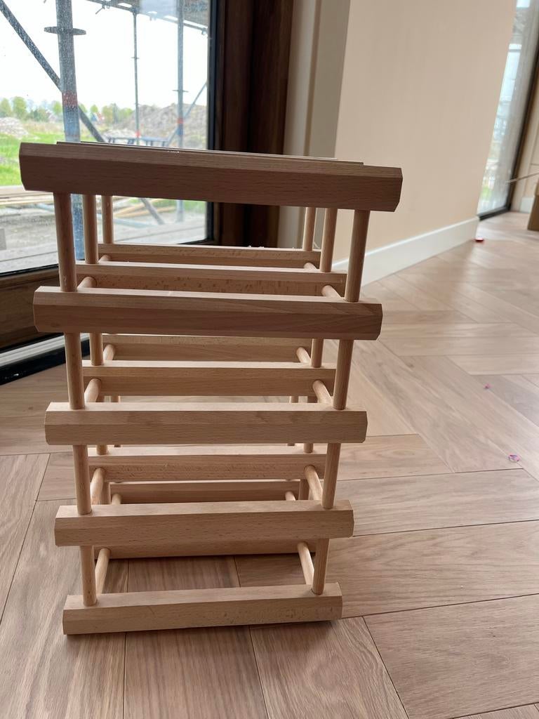 IKEA houten wijnrek voor 12 flessen, Huis en Inrichting, Woonaccessoires | Wijnrekken, Ophalen, Gebruikt, 5 tot 15 flessen, Minder dan 50 cm