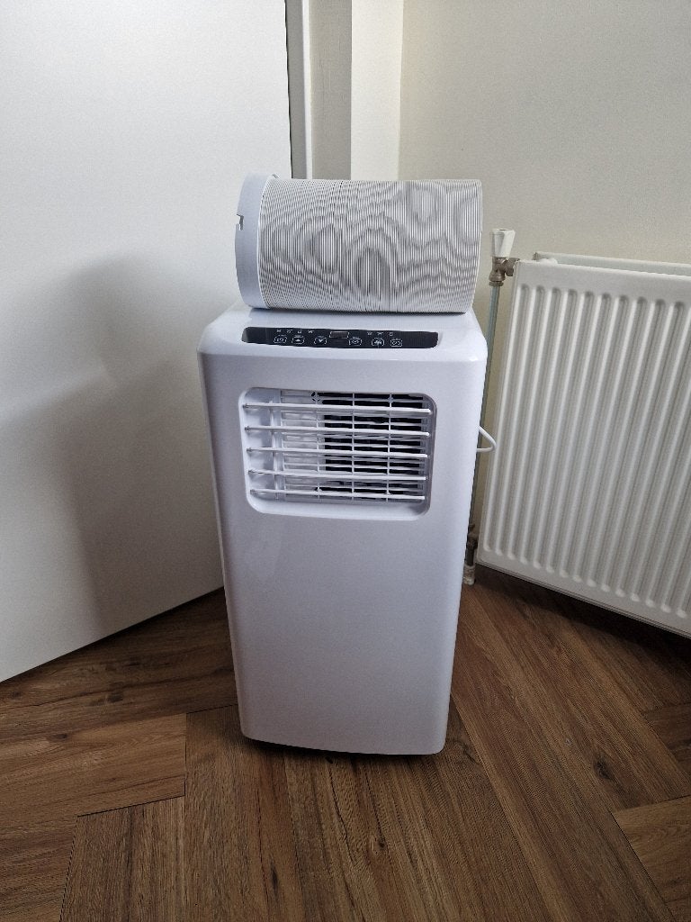 Hanson Bari mobiele airconditioning, Witgoed en Apparatuur, Airco's, Ophalen, Minder dan 60 m³, 3 snelheden of meer, Zo goed als nieuw