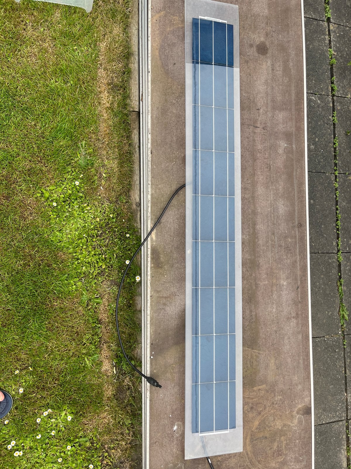 GH Solar 35Wp paneel voor hobby, 159x20,5cm, 4.6V, Ophalen, Gebruikt