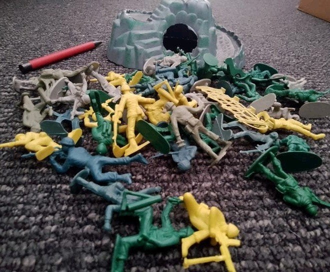 LEGER POPPETJES SOLDATEN, Ophalen of Verzenden, Gebruikt