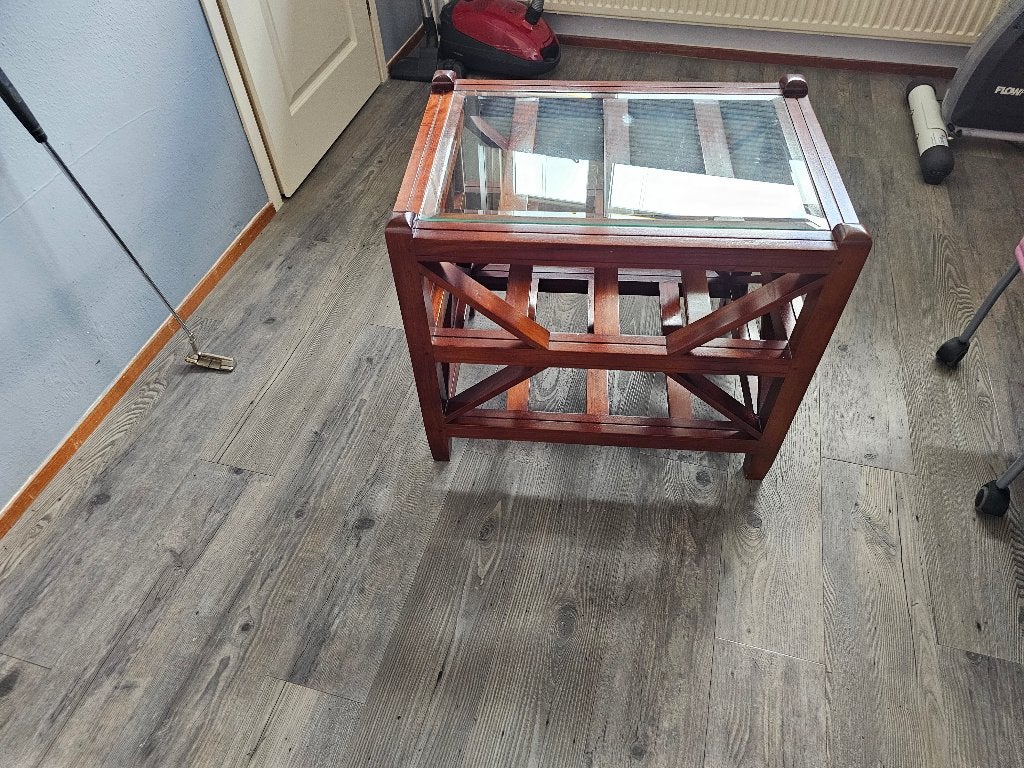 Meubels, Ophalen, Minder dan 55 cm, Zo goed als nieuw, Eiken hout