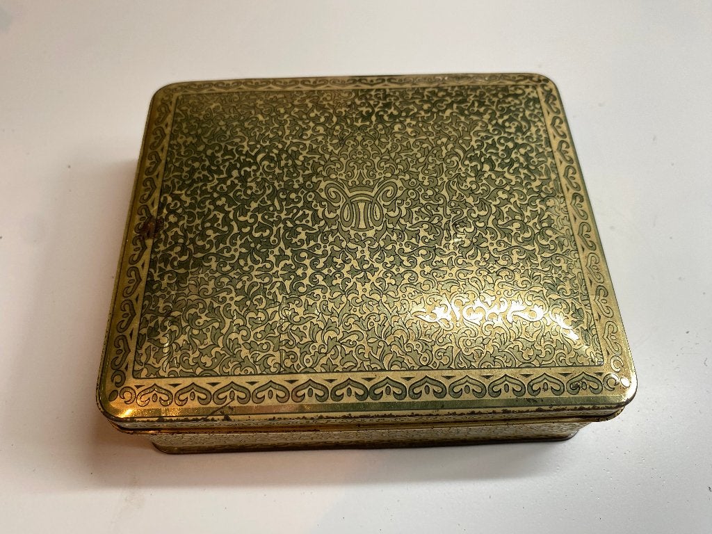 Antiek Willem II "Directie" Sigarenblik – ca. 1930, Ophalen of Verzenden, Gebruikt, Tabaksdoos of Verpakking