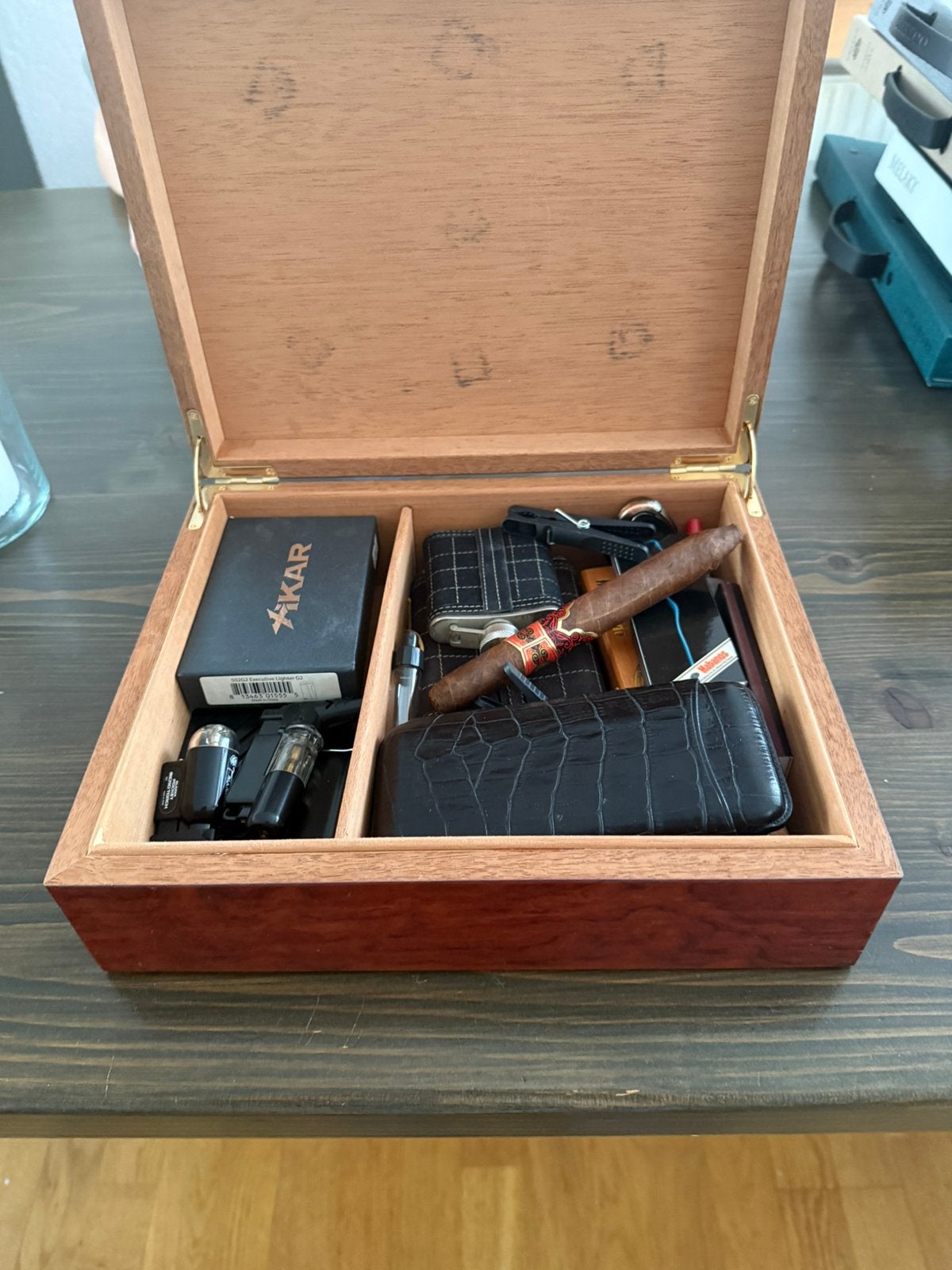 Luxe sigarenkist, Antiek en Kunst, Ophalen of Verzenden