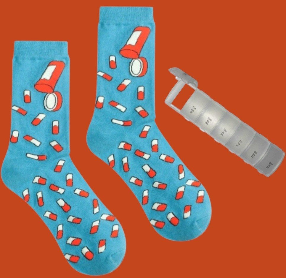 PILLEN SOKKEN + REIS PILLEN DOOSJE, Kleding | Heren, Ophalen of Verzenden, Nieuw