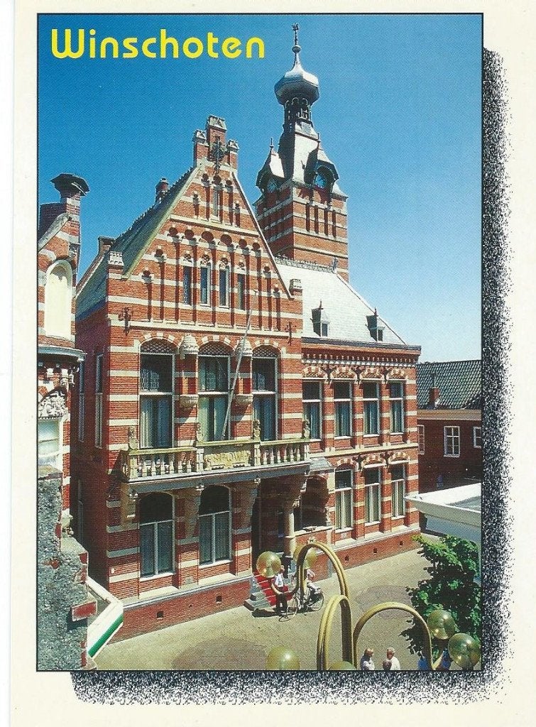Ansichtkaart Winschoten - Oude Stadhuis, Ophalen of Verzenden, 1980 tot heden, Ongelopen, Groningen