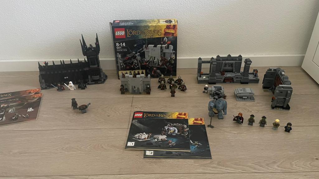 LEGO Lord of the Rings Verzameling, Verzamelen, Lord of the Rings, Verzenden, Zo goed als nieuw, Overige typen
