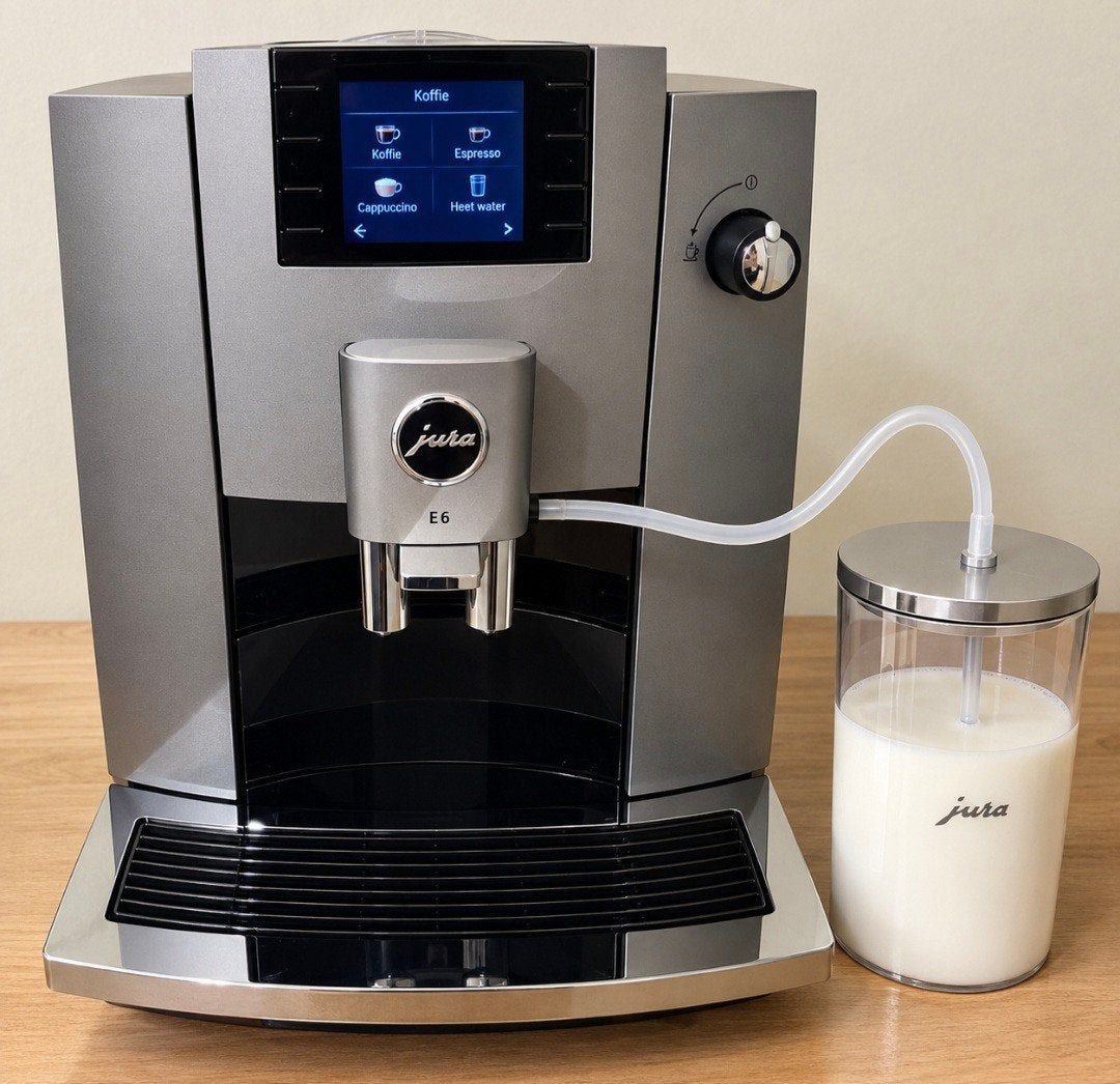 Jura E6 EC incl Melkreservoir en 6 maanden garantie, Ophalen, Jura Elektroapparate AG, Info@jura.com, Koffiemachine