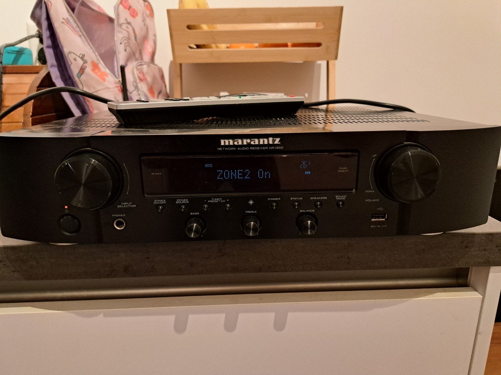 Marantz NR1200 Stereo Receiver, Audio, Tv en Foto, Zo goed als nieuw, 60 tot 120 watt, Stereo, Ophalen