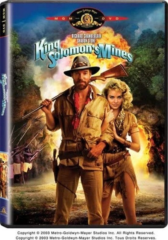 DVD King Solomon's Mines SHARON STONE RICHARD CHAMBERLAIN, Cd's en Dvd's, Alle leeftijden, Ophalen of Verzenden, Zo goed als nieuw